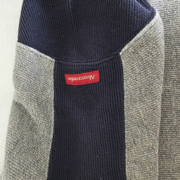 Gray and Navy Long Sleeve Shirt - Picture 7 of 7